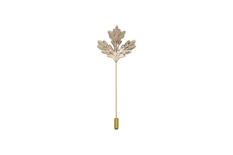 Gold Leaf Lapel Pin