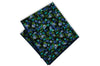 Midnight Floral Cotton Pocket Square