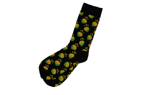 Midnight Lime Men's Socks