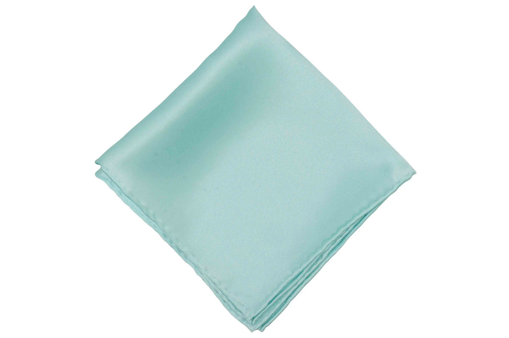 Mint Green Silk Pocket Square