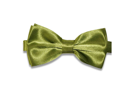 Olive Green Bow Tie (pre-tied)