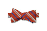 Orange Drive Silk Bow Tie (Self-Tie)