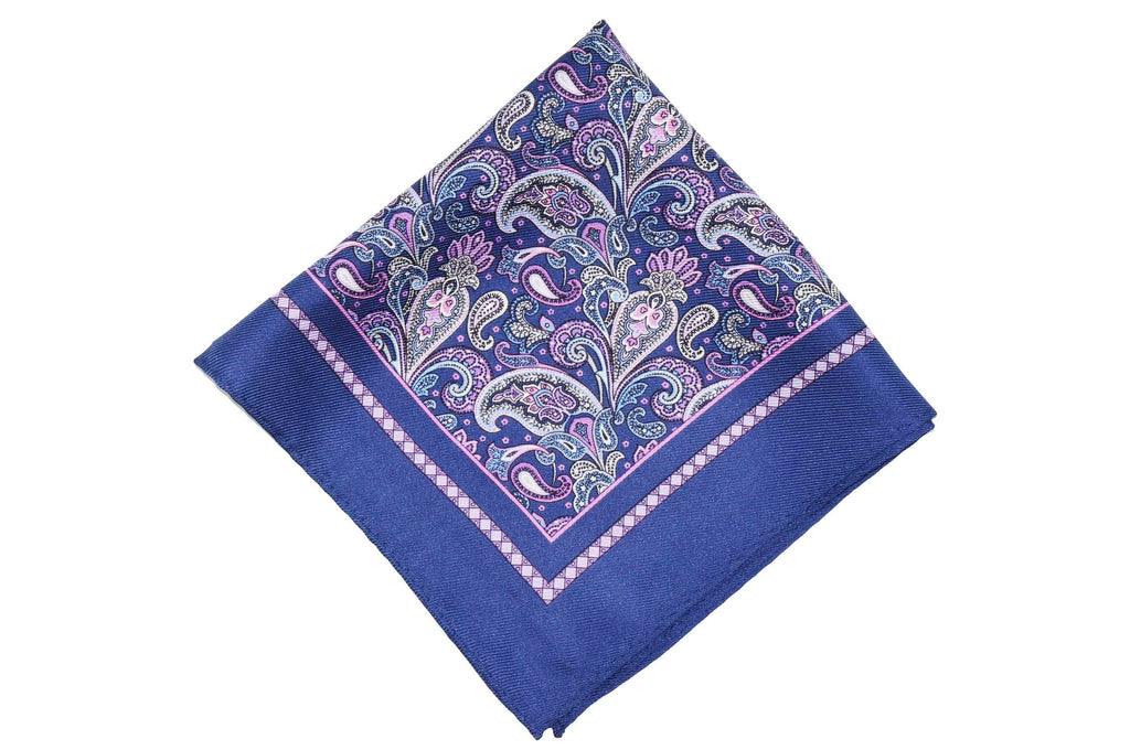 Paisley Works Silk Pocket Square