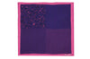 Pink Purple Patterns Silk Pocket Square