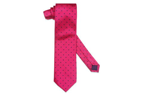 Pink Snow Silk Tie