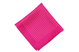 Pinkadot Silk Pocket Square
