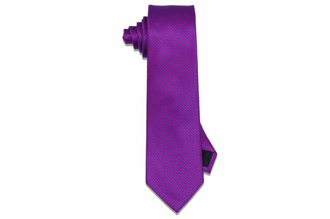 Purple Berry Stars Silk Tie