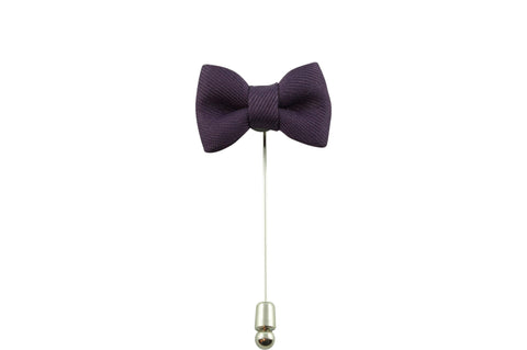 Purple Bow Tie Lapel Pin