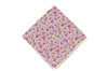 Purple Floral Cotton Pocket Square