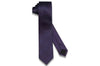 Purple Grained Silk Skinny Tie