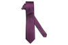 Purple Pins Silk Skinny Tie