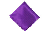 Purple Silk Pocket Square