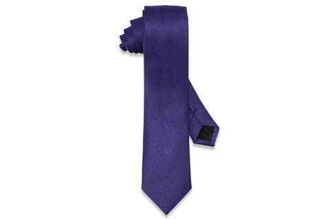 Purple Skinny Tie