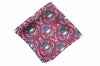 Raspberry Style Silk Pocket Square