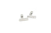 Rectangle Crystals Cufflinks