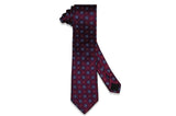 Red Bloom Silk Tie