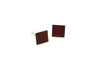 Red Brown Wood Cufflinks