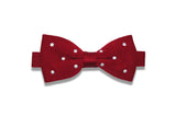 Red Delicious Knitted Bow Tie (pre-tied)