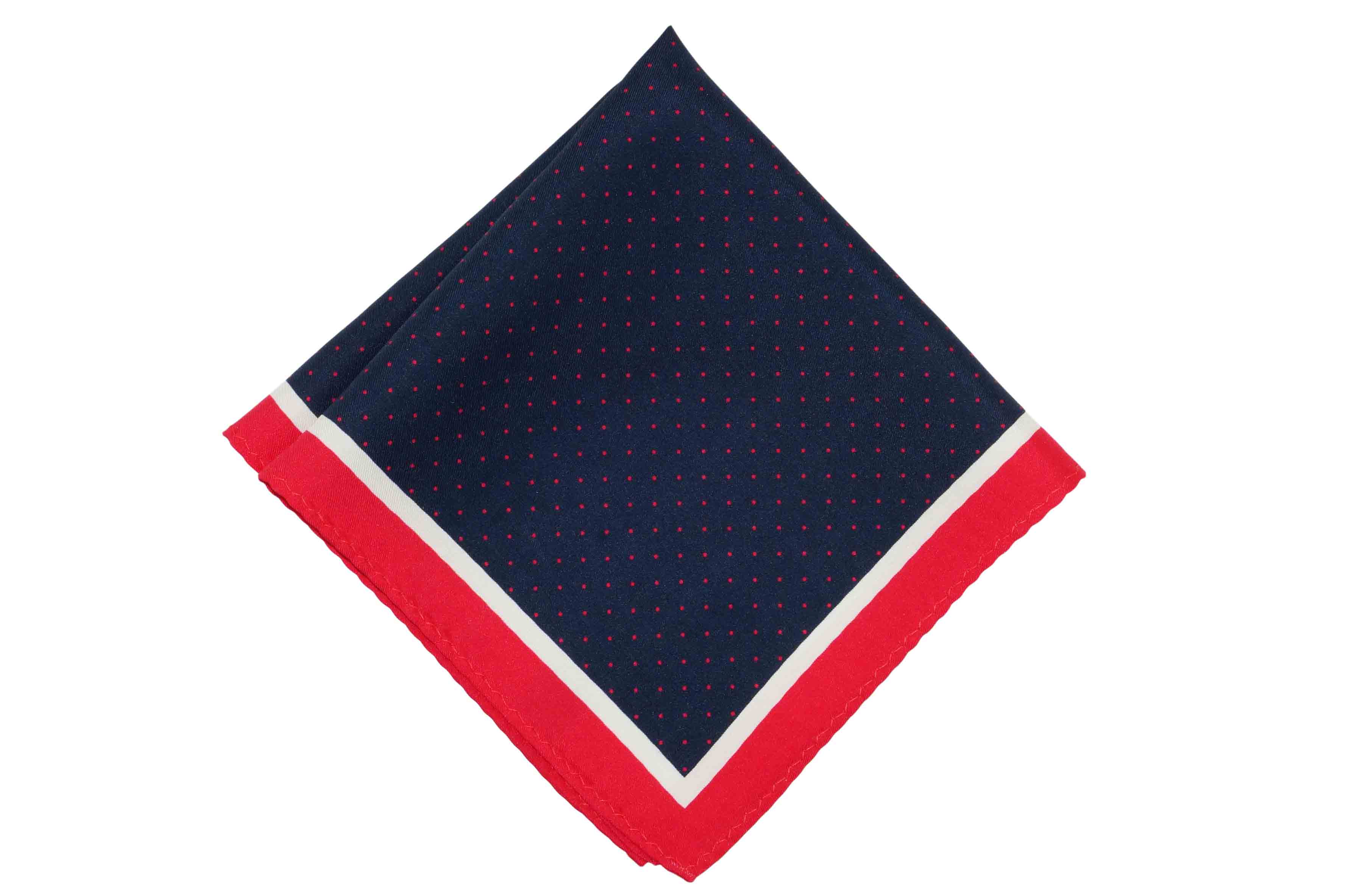 Red Pin Dots Silk Pocket Square – Aristocrats Bows N Ties
