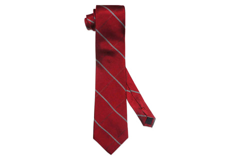 Red Shade Silk Tie