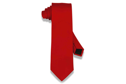 Solid Red Tie