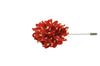 Red White Dots Lapel Flowers