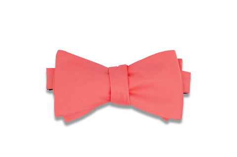Coral Bow Tie (Self-Tie)