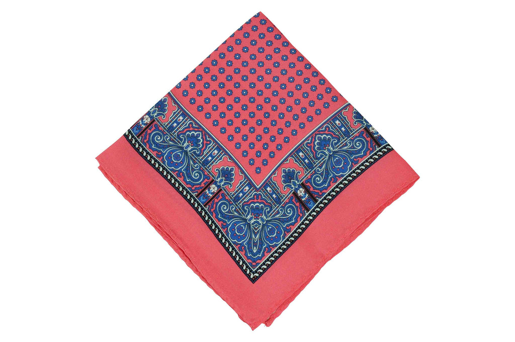 Rouge Pink Silk Pocket Square