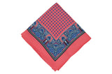 Rouge Pink Silk Pocket Square