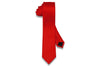 Scarlet Red Skinny Tie