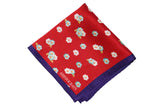 Scattered Flowers Silk Pocket Squares