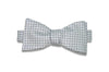 Silver Craze Silk Bow Tie (self-tie)