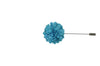 Sky Blue Full Petal Lapel Flower