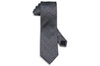 Static Charcoal Silk Tie