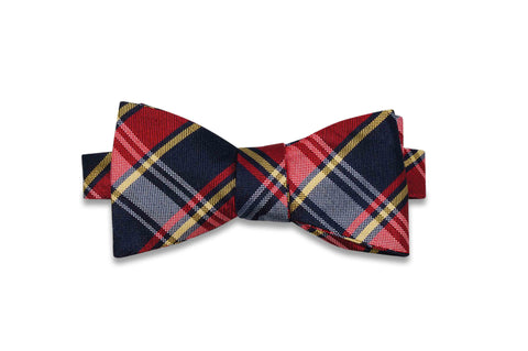 Super Plaid Silk Bow Tie (self-tie)