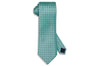 Teal Dotted Silk Tie