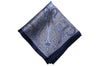 Tedmond Blue Silk Pocket Square