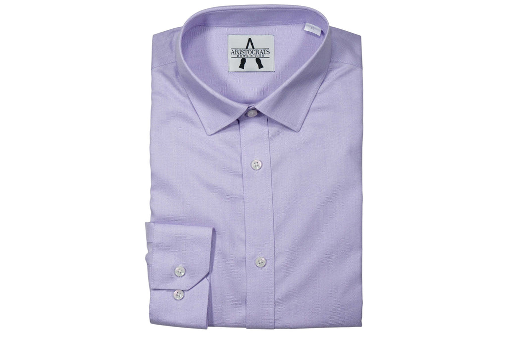 Texture Light Purple Dress Shirt
