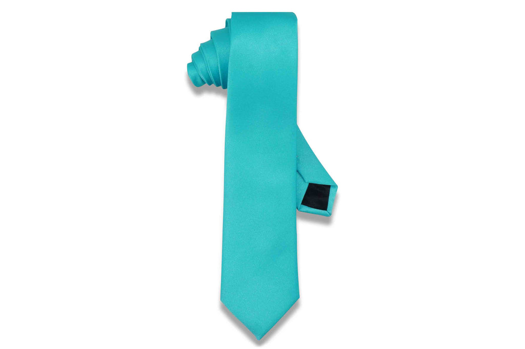 Tiffany Blue Skinny Tie