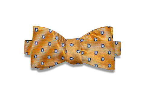 Toasted Gold Silk Bow Tie (self-tie)