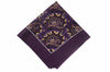 Totnes Purple Wool Pocket Square