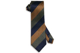 Triple Thick Stripes Silk Tie