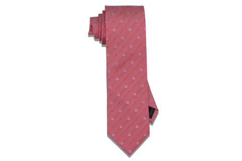 Watermelon Flowers Silk Tie