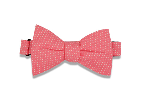 Watermelon Dotted Cotton Bow Tie (self-tie)