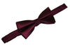 Wine Purple Silk Bow Tie (Boys)