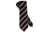 Wine Stripes Silk Tie