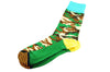 Yellow Heel Camo Men's Socks