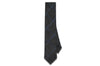 Zigzag Grey Wool Skinny Tie